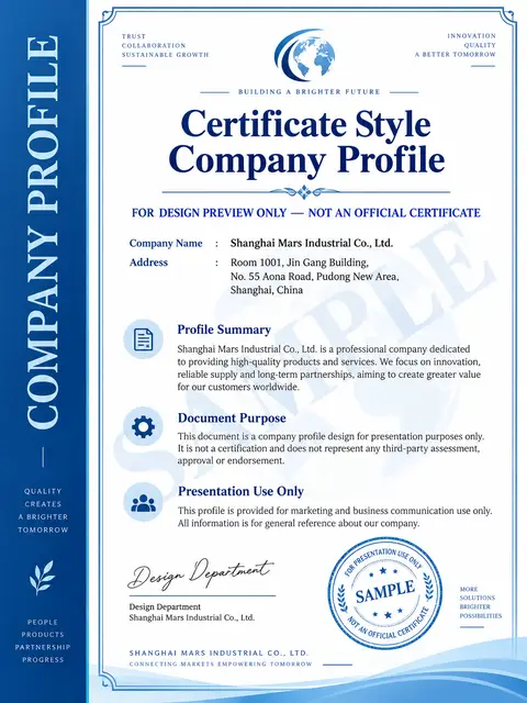 SGS test report — Shanghai Mars Industrial Co., Ltd.