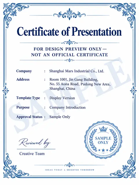Product test report — Shanghai Mars Industrial Co., Ltd.