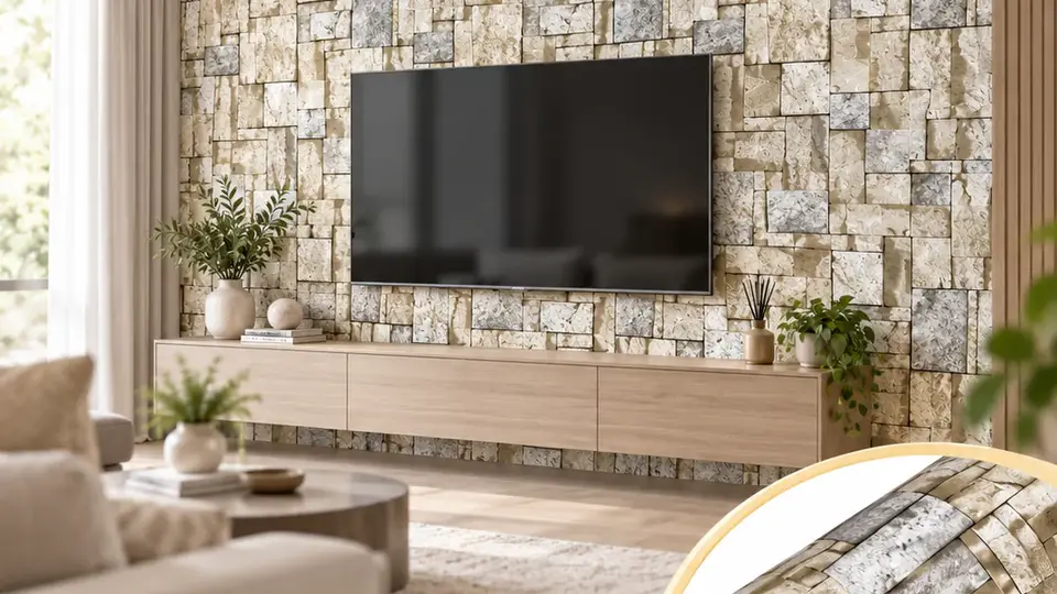 Self-Adhesive Wallpaper & Floor Films — Peel-and-stick wall coverings and vinyl flooring