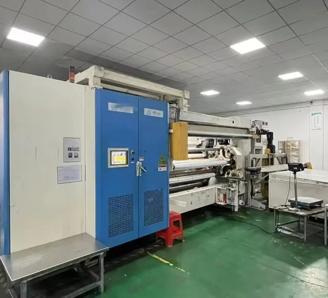 Slitting and rewinding line at the Shanghai Mars self-adhesive film factory